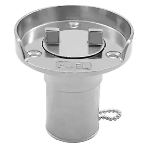ISURE MARINE Deck Fill 1-1/2” for Fuel Tank 316 Stainless Steel Boat With edge - Foto 1 di 6