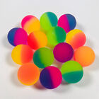 1Pcs 25Mm Bicolor Elastic Ball Toy Children Colored Boy Rubber Bouncing Ball