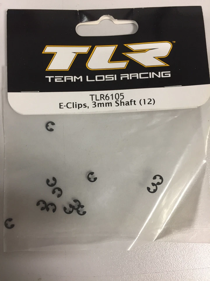 TEAM LOSI RACING - E-Clips 3mm Shaft TLR6105 1/10 - Photo 1/1