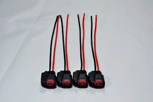 Set 4 EV6 EV14 USCAR Fuel Injector Connector Pigtail Wire Dodge LS2 LS3 GM Ford - Picture 1 of 1