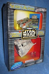 Star Wars Micro Machines AF ALPHA REBEL SNOWSPEEDER w/Luke, Reb Gun~MIB-1996 - Picture 1 of 3
