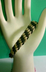 NEW BRAIDED ADJUSTABLE SIZE DARK BROWN THICK HEMP BRACELET - Picture 1 of 1