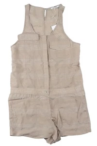 T BY ALEXANDER WANG TAUPE WOVEN PLAYSUIT XSMALL - Picture 1 of 5