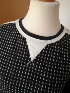 Marc Cain Pullover Dunkelblau Weiß N.5 /42 Neu - Bild 1 von 11