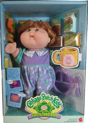 JUEGO MUÑECA "DIVERSIÓN ALIMENTAR" MATTEL REPOLLO PATCH KIDS 1998 #20237 - NUEVO EN CAJA Foto 1 de 4