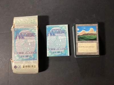 1995 ~ Magic The Gathering ~ Ice Age ~ Deckmaster ~ Box/Booklet/60 Cards ~ Used - Image 1 of 4