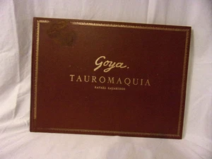 GOYA Tauromaquia Rafael Casariego 13 x 18 HB 1978 Forty Prints Good Cond - Picture 1 of 10