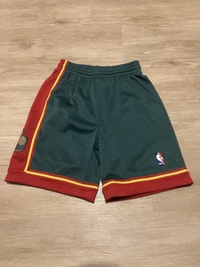 Seattle SuperSonics Mitchell & Ness Basketball Shorts Youth Size Medium 10-12 - Foto 1 di 4