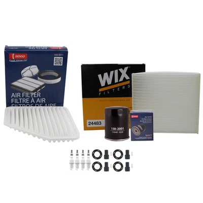 Denso Tune Up Kit NGK 4 Spark Plugs & Boots Kit for Corolla Matrix RAV4 Vibe L4 Foto 1 de 2