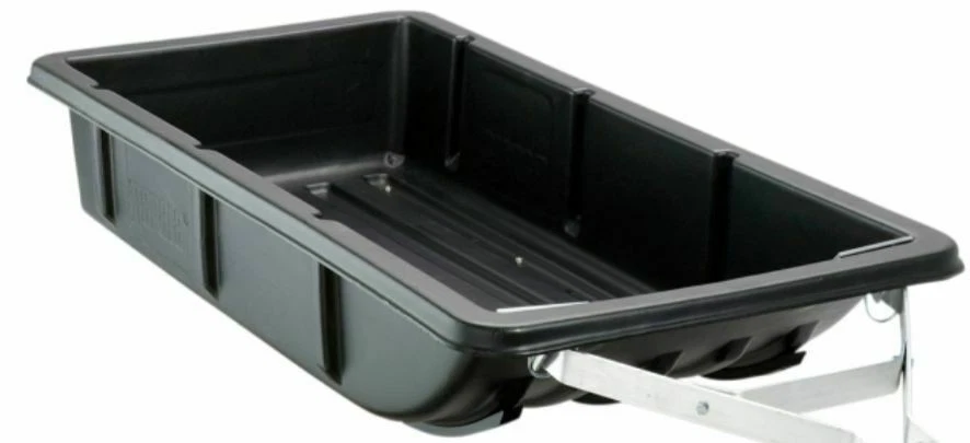 Bañera trineo de carga Moose Utility negra 26" x 54" x 9,5" de plástico acanalado moldeado ATV Foto 1 de 1