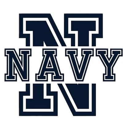 Academia Naval de Estados Unidos Marina Coche Imán Guardiamarinas Troquelado Laminado Foto 1 de 2