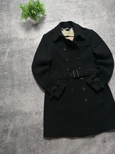 Burberry Brit Wool Lux Virgin Damen Mantel Jacke Luxus Streetwear Archive Italy - Bild 1 von 12