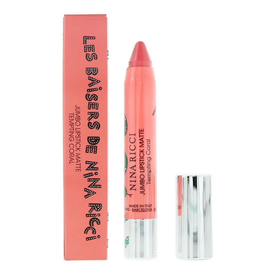 Lápiz labial Nina Ricci Jumbo mate tentador coral 2,5 g para mujer Foto 1 de 1