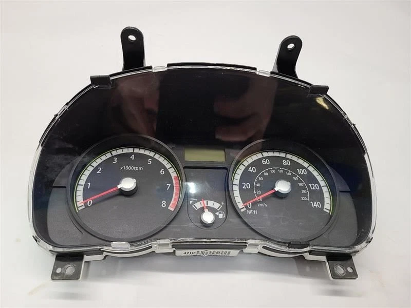 07 08 09 KIA RIO SPEEDOMETER CLUSTER US MKT MPH OEM FROM 7/3/07 - Image 1 of 4