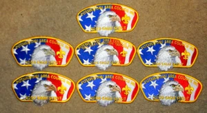 Potawatomi Área Council "Eagle Scout" CSP Set de 7 - 2003 a 2009 - Imagen 1 de 1