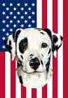 Dalmatian American Flag