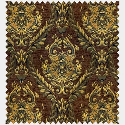 Por yarda - Tela de chenilla color marrón - Jane 2 Foto 1 de 3