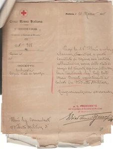 lotto corrispondenza croce rossa I guerra - Picture 1 of 3