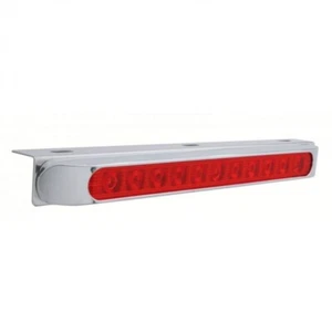 17 5/16" Light Bracket w/ 11 LED 17" Light Bar & Bezel - Red LED/Red Lens - Bild 1 von 5