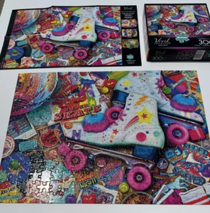 Buffalo Vivid Collection Skate Night 300Lg Pieza Puzzle Completo - Imagen 1 de 6