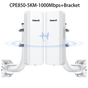 Ueevii Long Range Wireless Bridge Gigabit High Speed Point to Point WiFi Outdoor - Picture 1 of 66