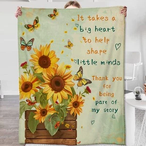 Teacher Gifts Blanket Teacher Appreciation Gifts Teacher Gifts for Women Men ... - Picture 1 of 6