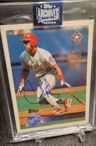 2020 Topps Archives Signature Series - Retired Series Juan Gonzalez Auto 1/1 SSP