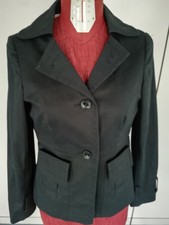 Donna - CONSUELO- Giacca due bottoni - Cotone stretch - Nera - Tg. 44 slim fit