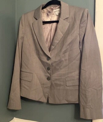 Blazer para mujer Armani Collezioni - Talla 16 - Mezcla de lana - Gris Foto 1 de 4