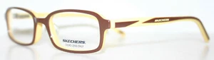 SKECHERS SK 1008 BRN/PK  BROWN PINK New Children's Girl's Optical Eyeglass Frame - Picture 1 of 2