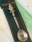 Vtg ATLANTA 1996 Olympic Games PEWTER SPOON NEW In Original Box FORT COLLECTABLE