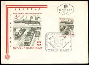 FDC Austria, 1961. Viena. Primer día - Imagen 1 de 2