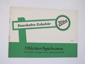 Catalogue Kibri - Railway Accessories - Letter - Toys - Munich - 1957-B18 - Picture 1 of 11