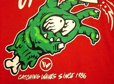 Camiseta SHAUN WHITE juvenil grande Surf’s Up Monster skate retro camiseta mano Foto 1 de 4