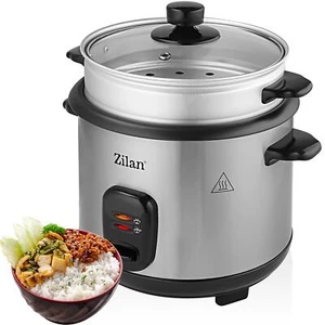 Reiskocher Multikocher Dampfgarer Edelstahl Schnellkochtopf Reis Kochtopf - Bild 1 von 7