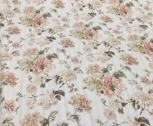 Funda nórdica EDDIE BAUER Queen Shabby Chic floral a rayas 100 % algodón (RF1051) - Imagen 1 de 10