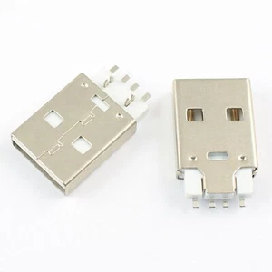 5Pcs USB 2.0 Type A Male SMT Plug Socket Connector For DIY - Picture 1 of 7