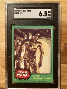 1977 TOPPS STAR WARS #207 C-3PO🔥 GOLDENROD CORRECTION ⭐️SGC 6.5 EX-NM+ - Picture 1 of 7