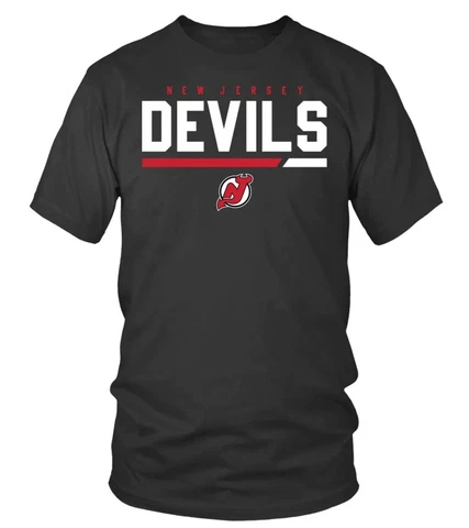 NEW JERSEY DEVILS LEVELWEAR LOGO RICHMOND UNISEX T-SHIRT GIFT FAN Cover