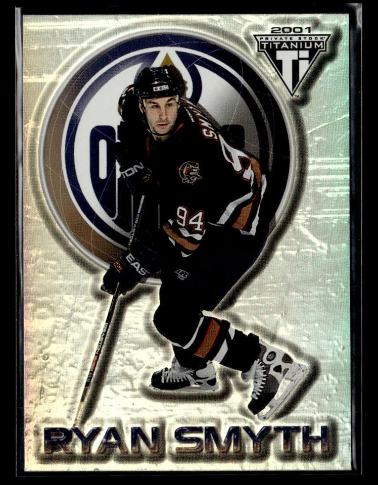 2000-01 Pacific Private Stock Titanium #37 Ryan Smyth Card Edmonton Oilers - Image 1 of 2
