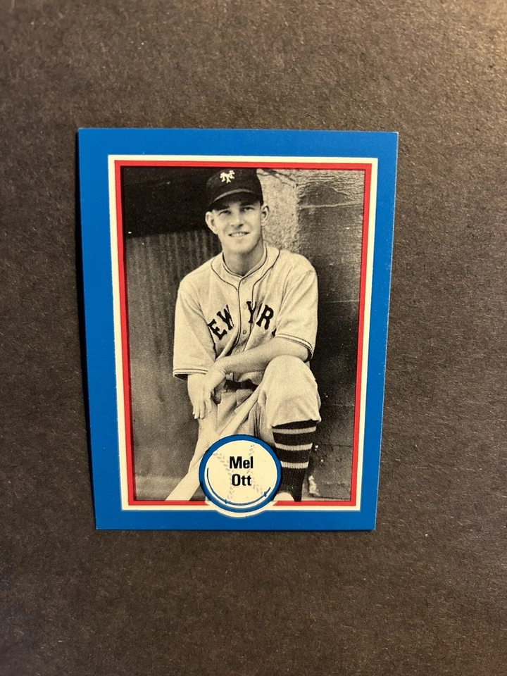 Rare 1976 Shakey's Pizza #60 Mel Ott. NY Giants Card NM+ HOF  - Image 1 of 2