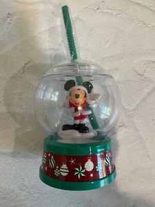 Disney Parks 2022 Holiday Christmas Santa Mickey Mouse Snow Globe NEW - Picture 1 of 3