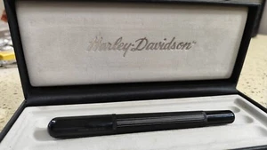 Vintage Waterman Harley Davidson Fountain Pen Black Big In Box - Picture 1 of 10