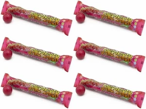 6x Zed Candy Fresa Rowbreaker Paquetes de 6 bolas Novedad Chicle Dulces 49,5 g - Imagen 1 de 2