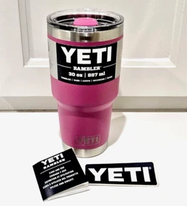 YETI Rambler 30 OZ + Deslizador Mag a juego - Rosa Pera Espinosa Nuevo con Etiquetas - Imagen 1 de 4