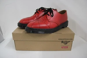 Supreme x Dr Martens Spiderweb Red Shoes 1461 Web Supreme Size 11 - Picture 1 of 7