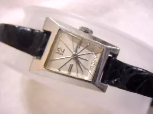 Vintage antique Art Deco / Space Age unusual Lady MEDANA ASYMMETRIC watch - Picture 1 of 2