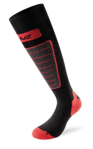 Lenz Skiing 1.0 Performance Socks Red Ski Snowboard Socks J20 - Picture 1 of 1