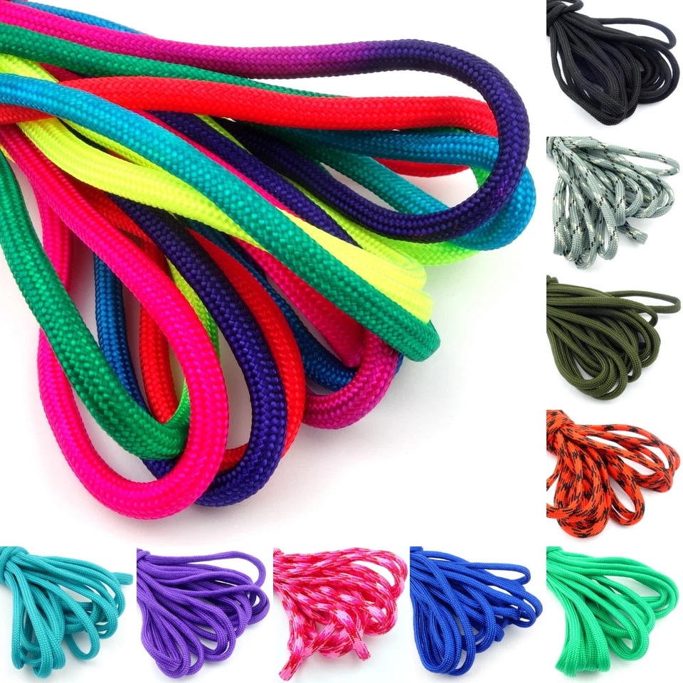 Paracord Schnur Flechtkordel Kordel Paracords Polyester Schnur 5mm 5m