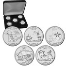 2004 Uncirculated Us Mint State Quarters Set in Gift Box - Bu Statehood Quarters